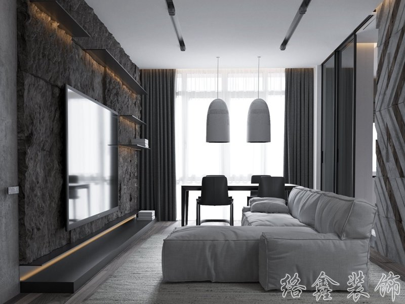 現(xiàn)代風格家居裝修裝飾室內(nèi)設計效果-A8113